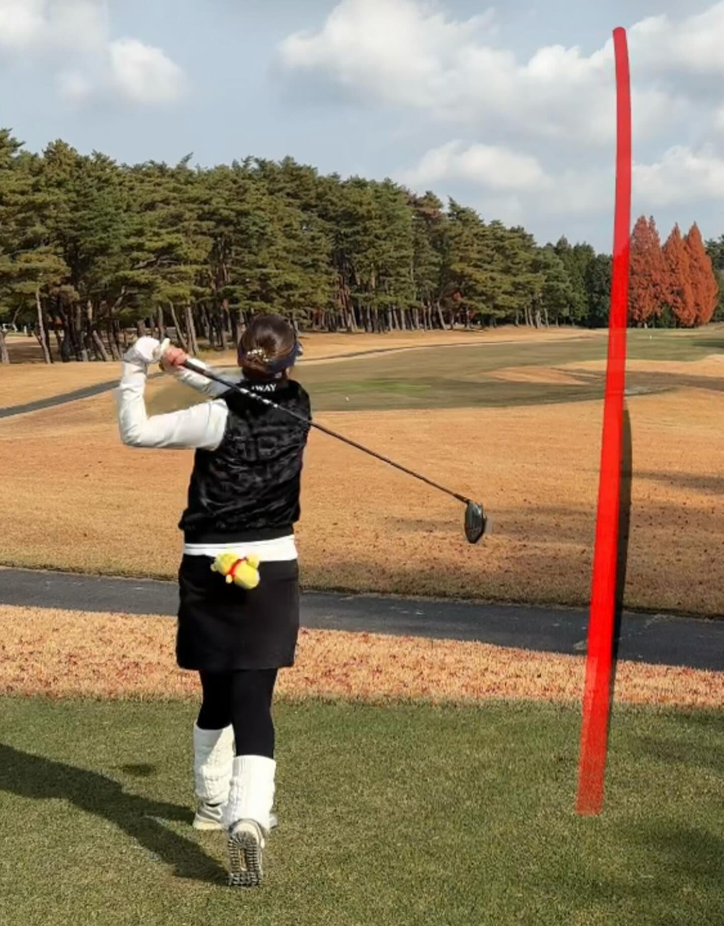 名神栗東カントリーで練習ラウンド⛳️