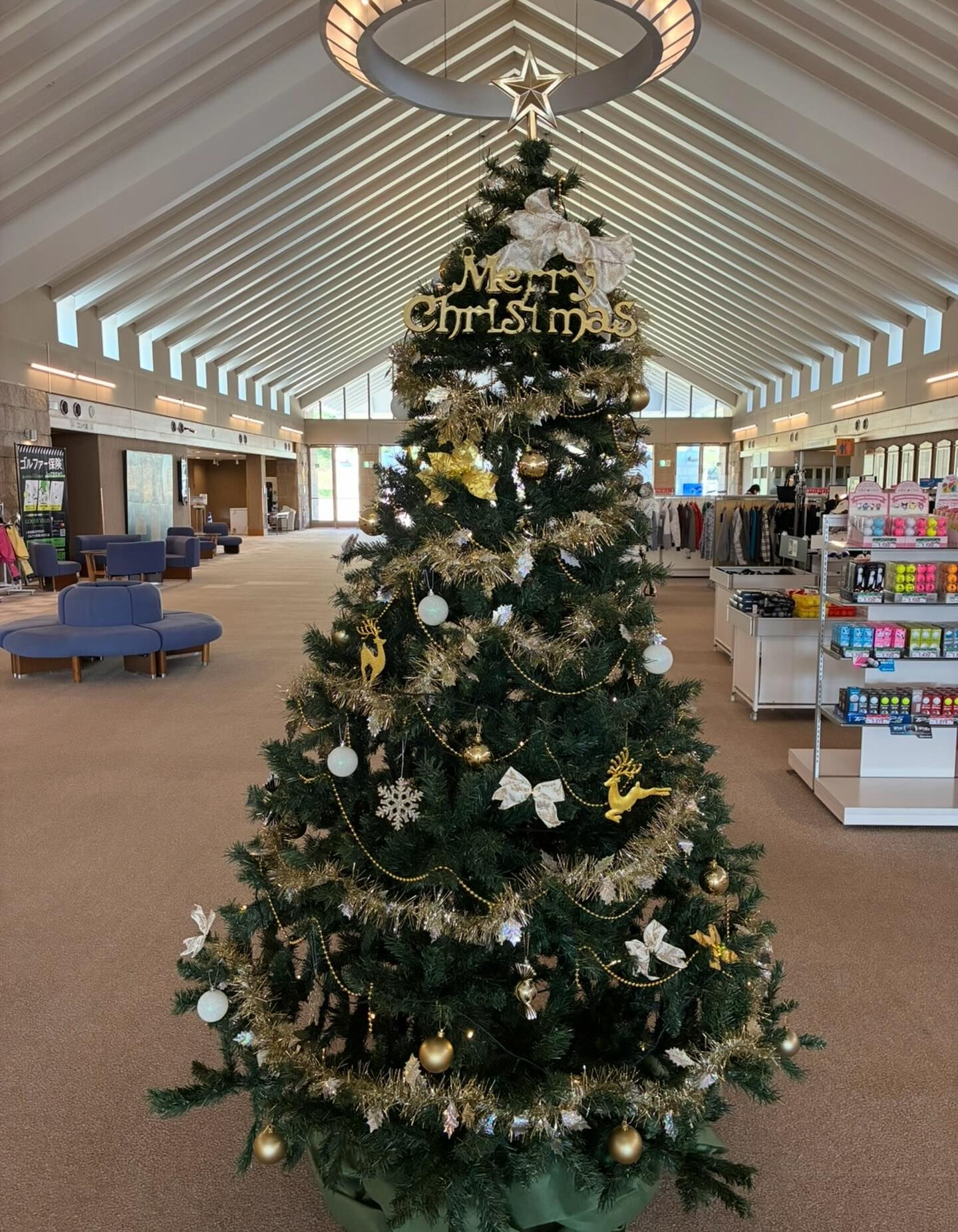 富士小野ゴルフクラブも、すっかりクリスマスムード🎄✨