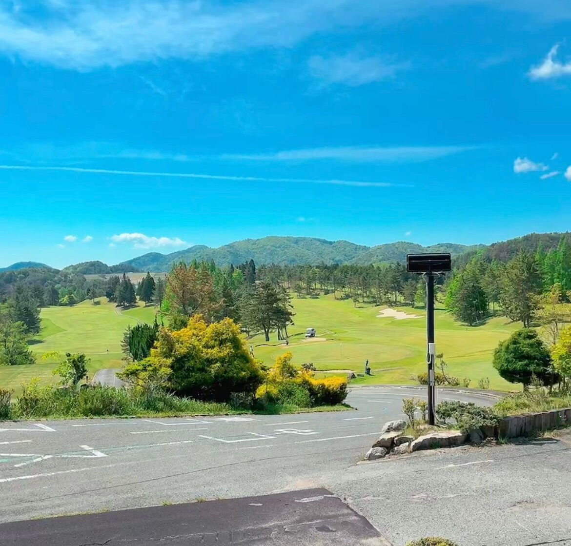 昨日はるり渓ゴルフクラブへ練習ラウンド⛳️